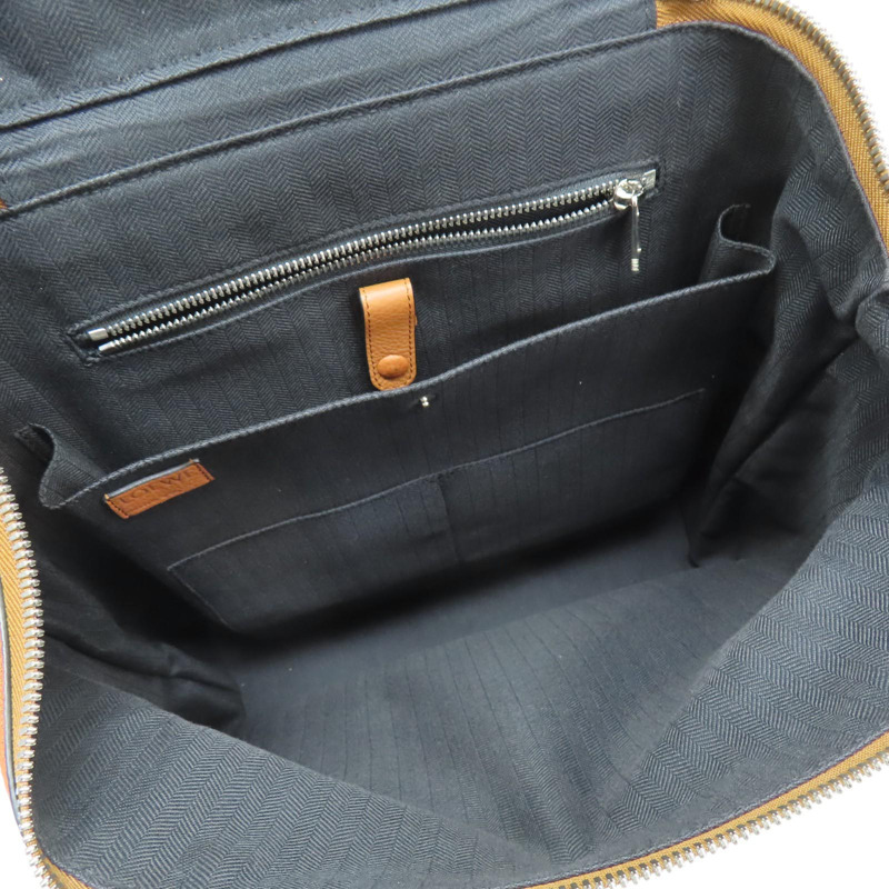 棕色 牛皮 GOYA 後背包【LOEWE 羅威】-4