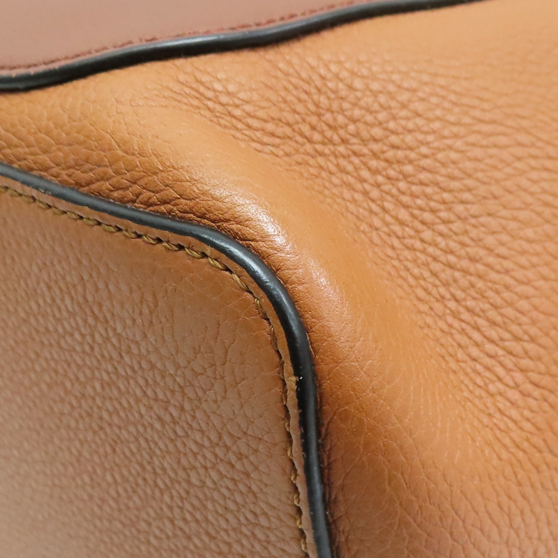 棕色 牛皮 GOYA 後背包【LOEWE 羅威】-12