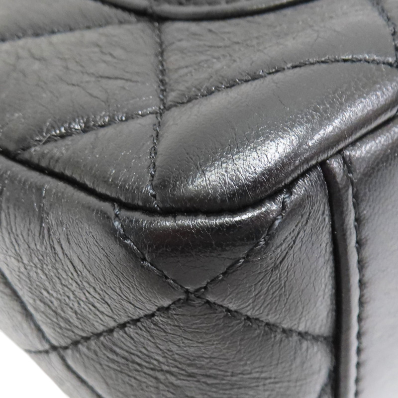 黑色 菱格紋 羊皮 Mini Flap 肩背包【CHANEL 香奈兒】 AS3368-10