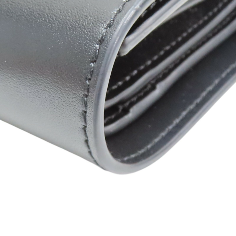 黑色 牛皮 Small Trifold Wallet 16 三折 短夾【CELINE 賽琳】 10F523CQ7-12