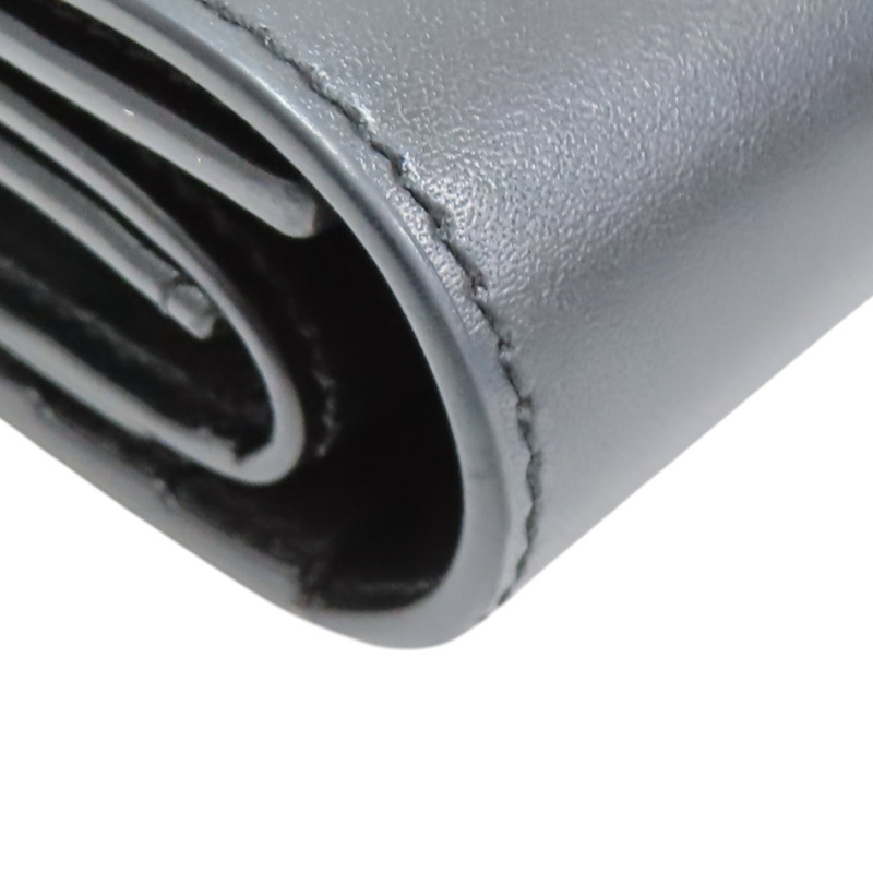 黑色 牛皮 Small Trifold Wallet 16 三折 短夾【CELINE 賽琳】 10F523CQ7-13