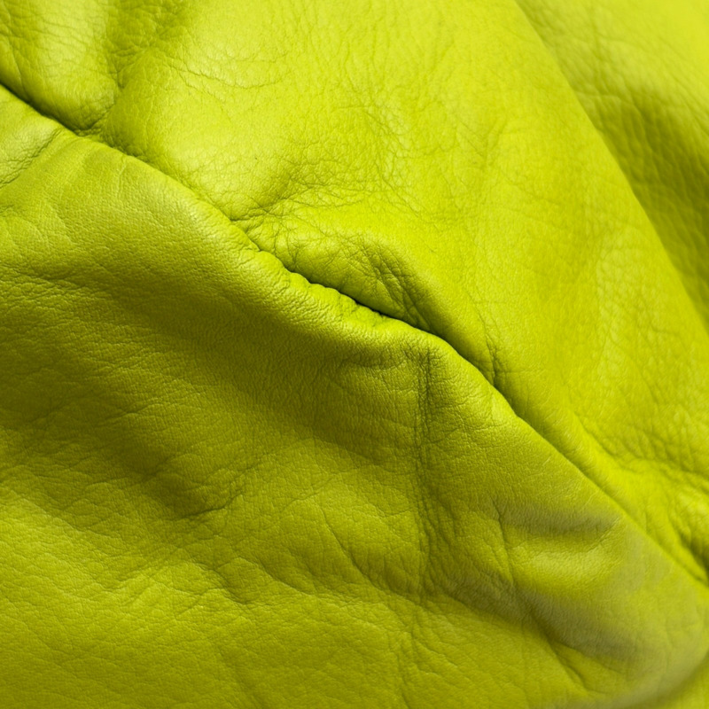 黃綠色 編織 羊皮 波士頓包 肩背包【BOTTEGA VENETA BV 寶緹嘉】 246128-10