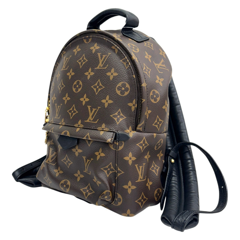 棕色 原花帆布 Palm Springs PM 後背包【LOUIS VUITTON LV 路易威登】 M41560-1