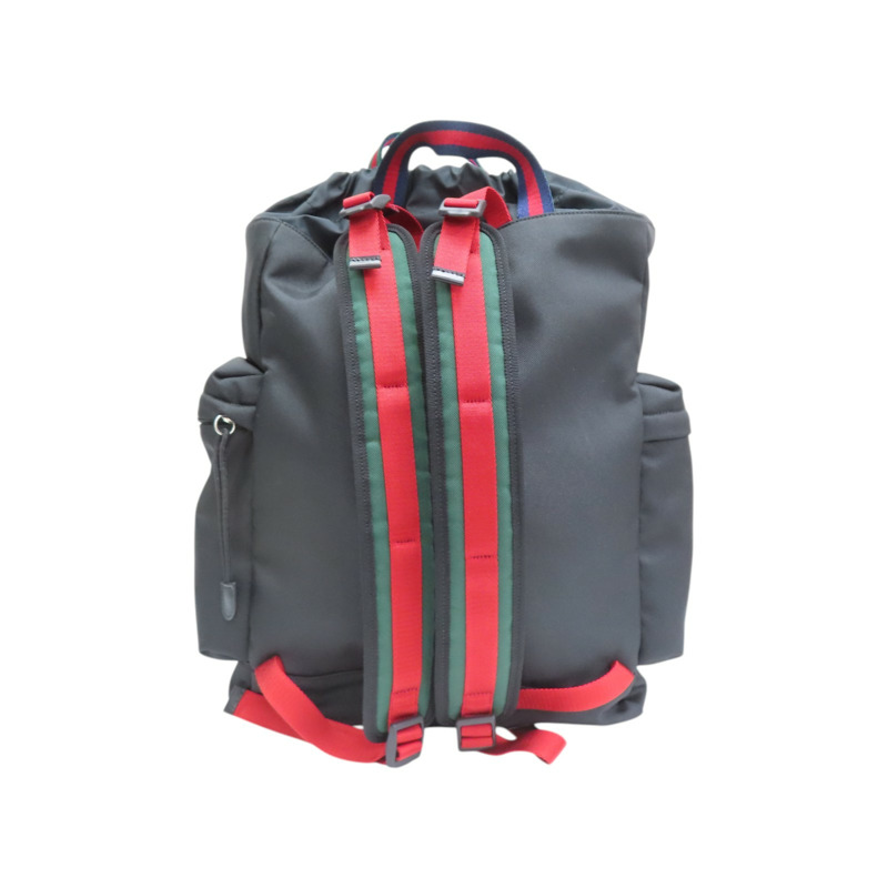 黑色 帆布 尼龍 Sherry Line 後背包【GUCCI 古馳】 450979-1