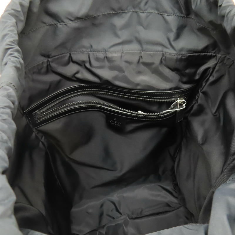 黑色 帆布 尼龍 Sherry Line 後背包【GUCCI 古馳】 450979-4