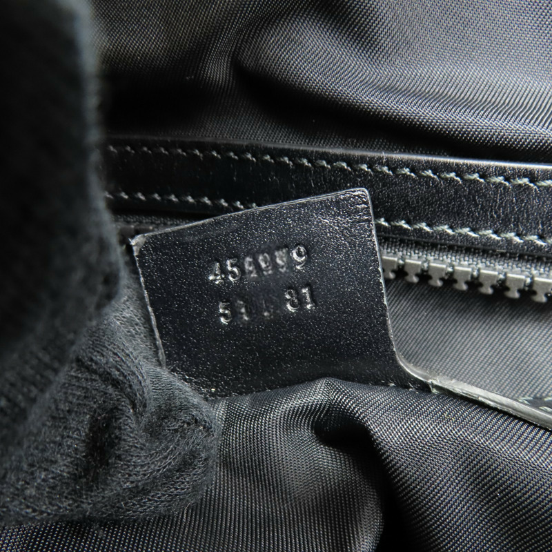 黑色 帆布 尼龍 Sherry Line 後背包【GUCCI 古馳】 450979-9