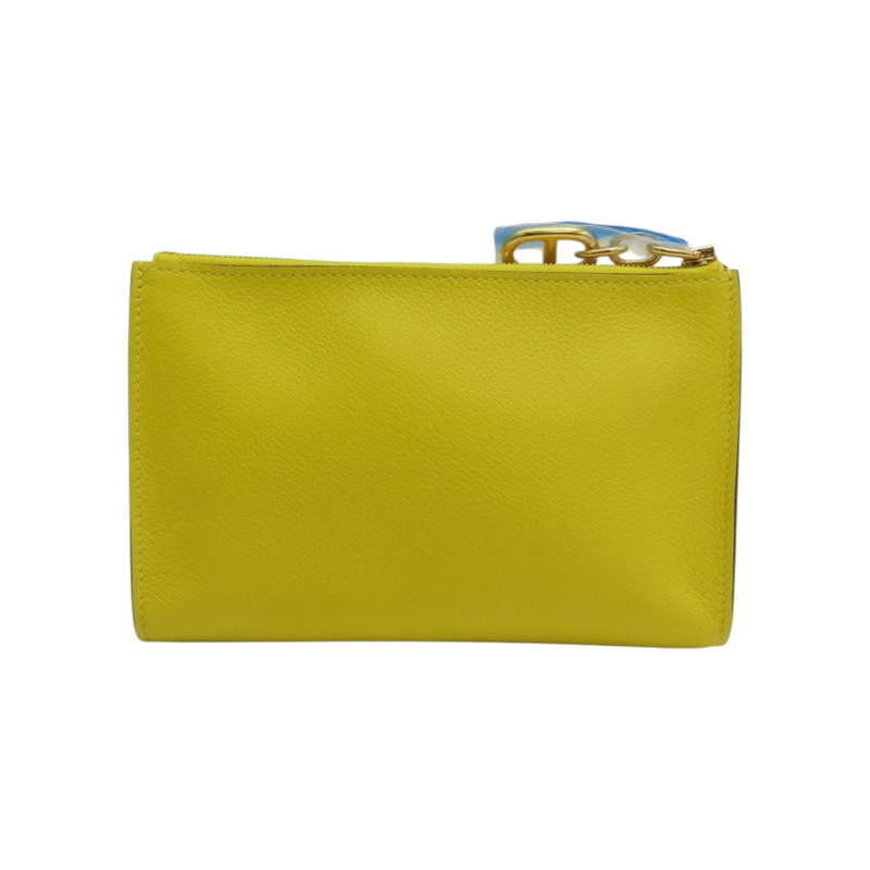 那不勒斯黃 Evercolor牛皮 Zipengo Chaine d'Ancre PM 手拿包 B刻 金扣【HERMES 愛馬仕】 H084326CK-1