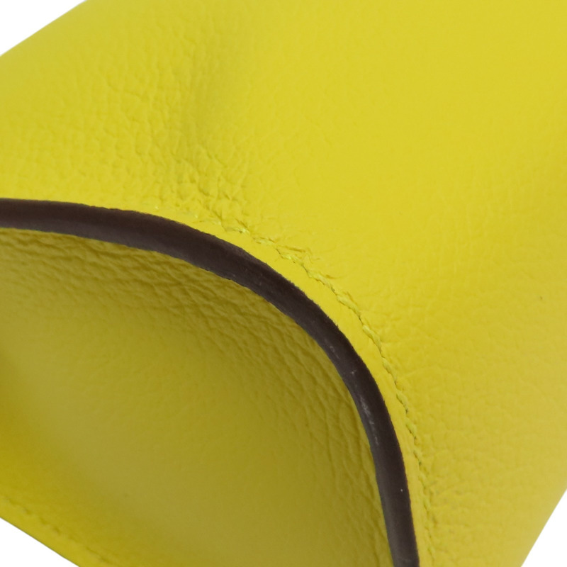 那不勒斯黃 Evercolor牛皮 Zipengo Chaine d'Ancre PM 手拿包 B刻 金扣【HERMES 愛馬仕】 H084326CK-7