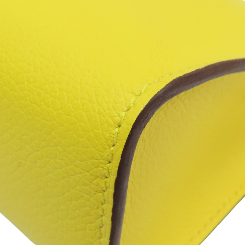 那不勒斯黃 Evercolor牛皮 Zipengo Chaine d'Ancre PM 手拿包 B刻 金扣【HERMES 愛馬仕】 H084326CK-8