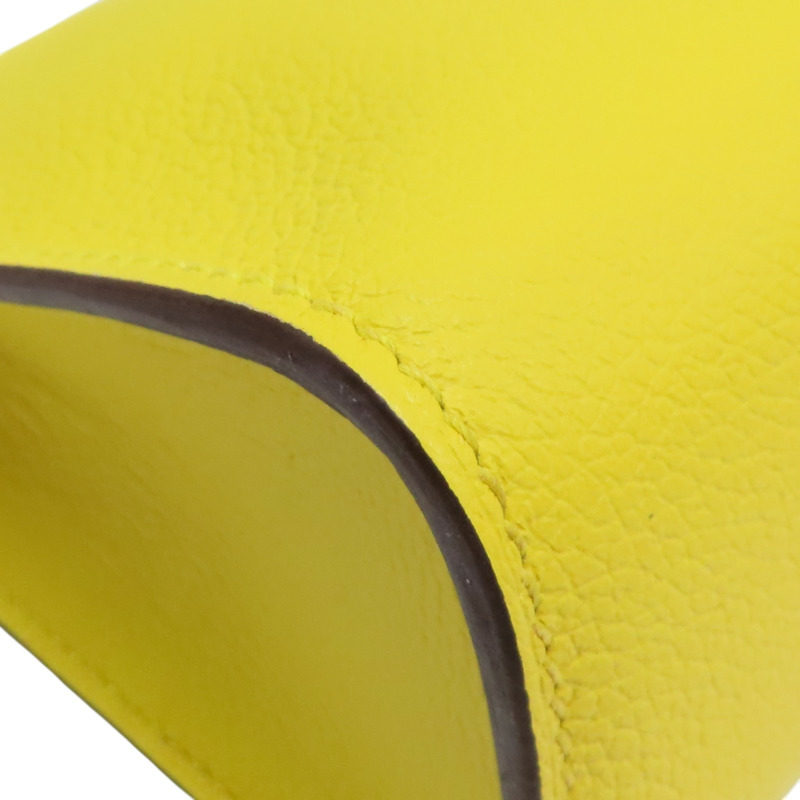 那不勒斯黃 Evercolor牛皮 Zipengo Chaine d'Ancre PM 手拿包 B刻 金扣【HERMES 愛馬仕】 H084326CK-9