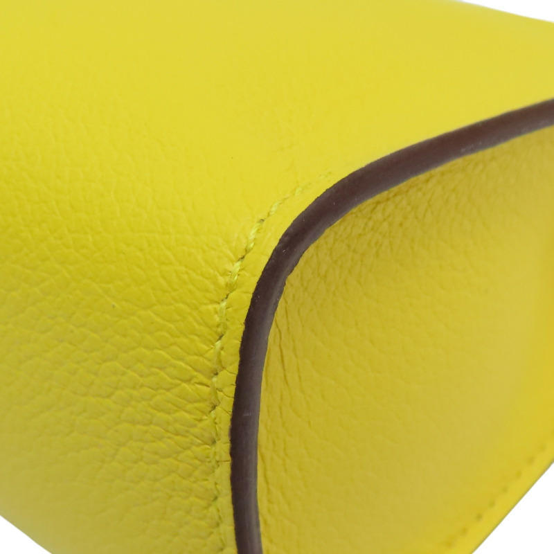 那不勒斯黃 Evercolor牛皮 Zipengo Chaine d'Ancre PM 手拿包 B刻 金扣【HERMES 愛馬仕】 H084326CK-10