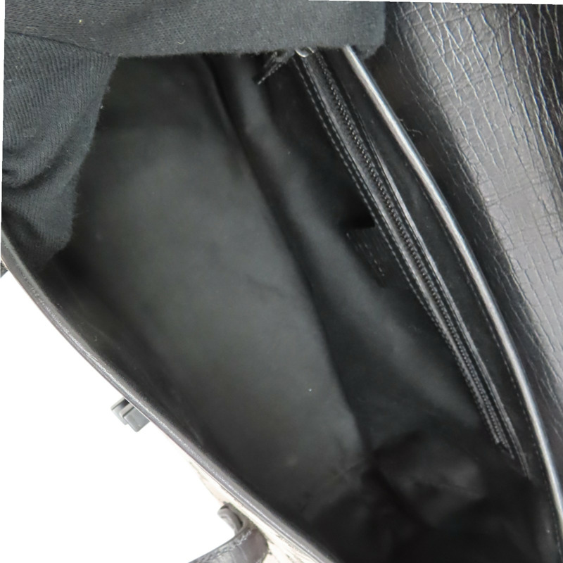 黑色 GG 帆布 Bamboo Bullet 手提包【GUCCI 古馳】 111713-4