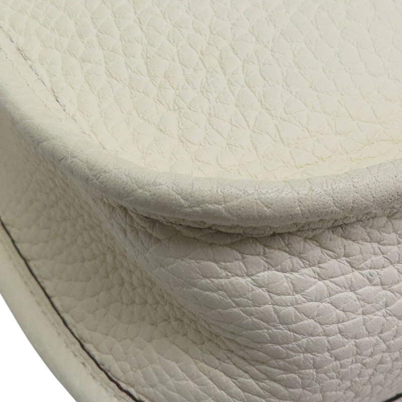 奶油白 Clemence牛皮 Evelyne Mini 肩背包 Z刻 銀扣【HERMES 愛馬仕】 H069426CK-7