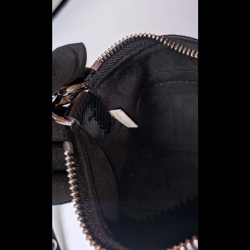 LV 黑底白點點EPI草間彌生限定兩用小包-23