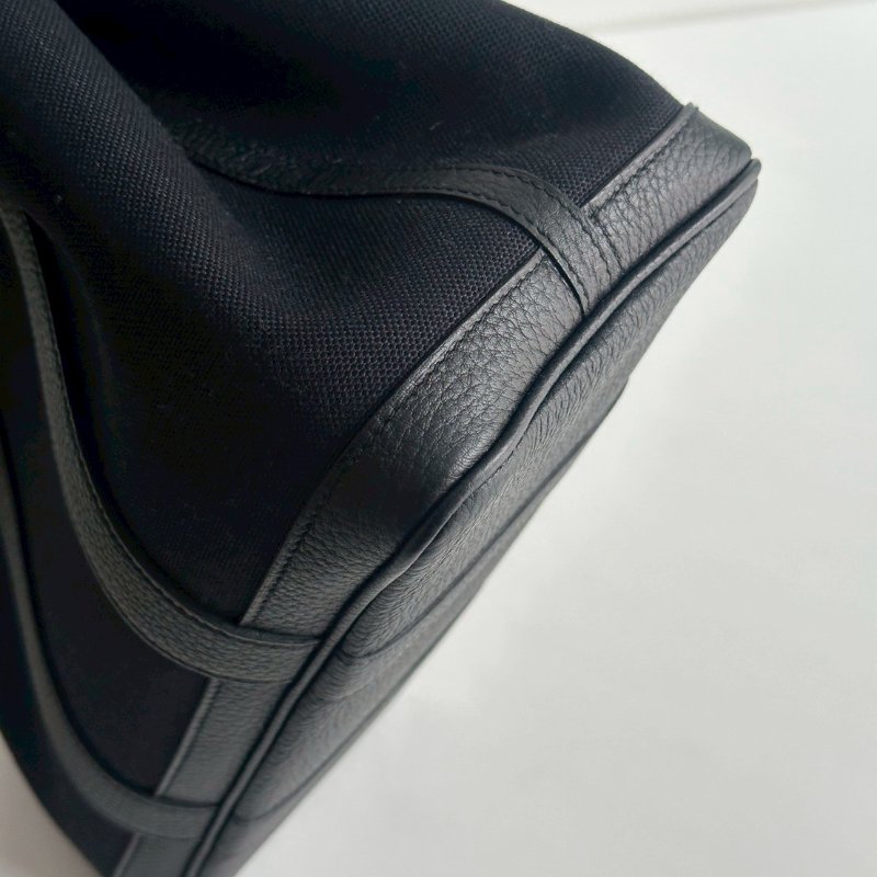 閒置新🫰🏻有購證🙌🏻 Hermès 愛馬仕 Garden Party 30 帆布黑-13