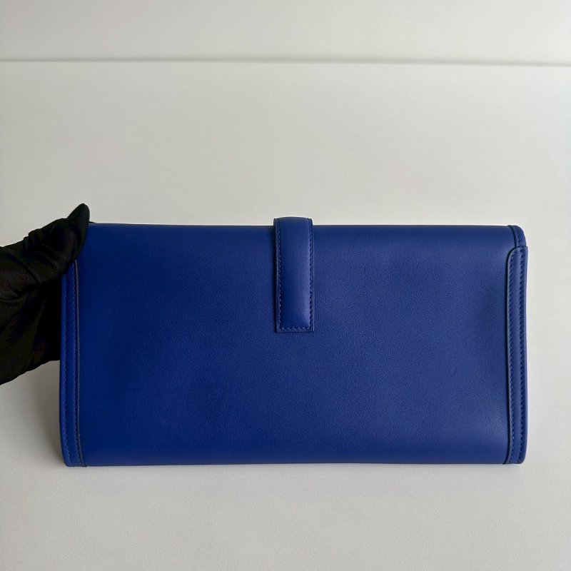 98新✨ 有購證🙌🏻 Hermès 愛馬仕 Jige 手拿包 電光藍-6