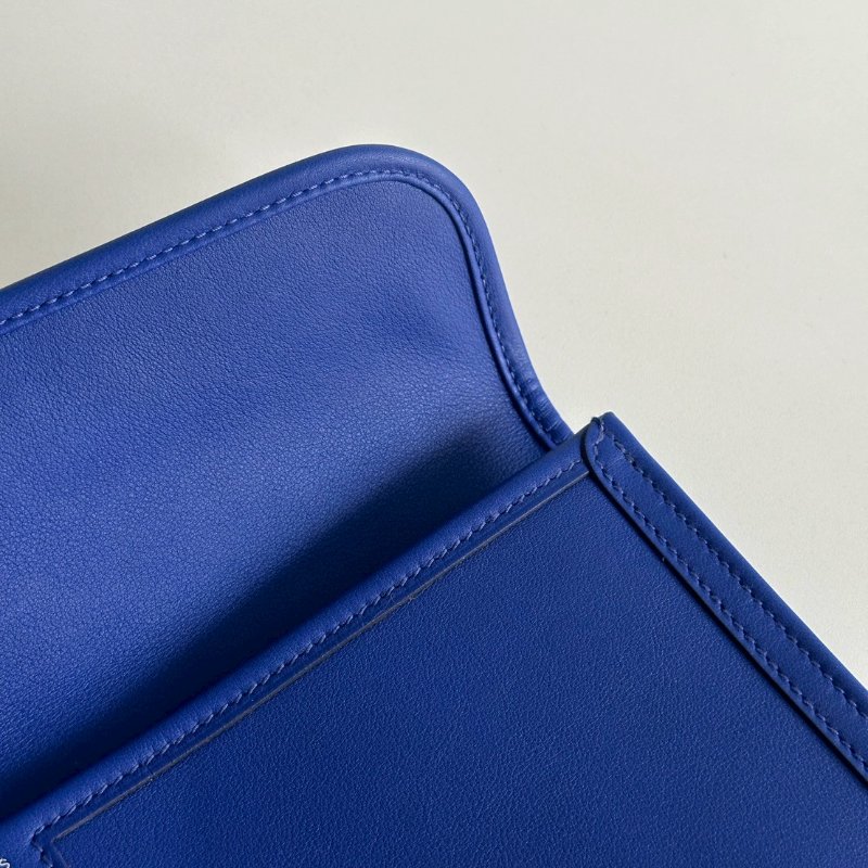 98新✨ 有購證🙌🏻 Hermès 愛馬仕 Jige 手拿包 電光藍-11