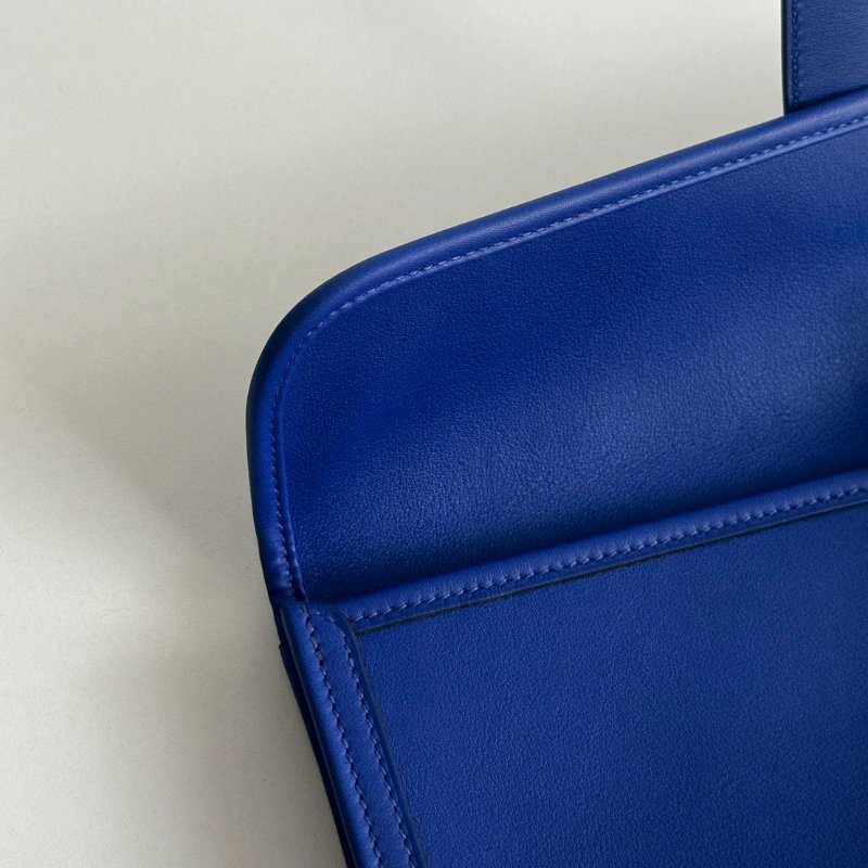 98新✨ 有購證🙌🏻 Hermès 愛馬仕 Jige 手拿包 電光藍-13