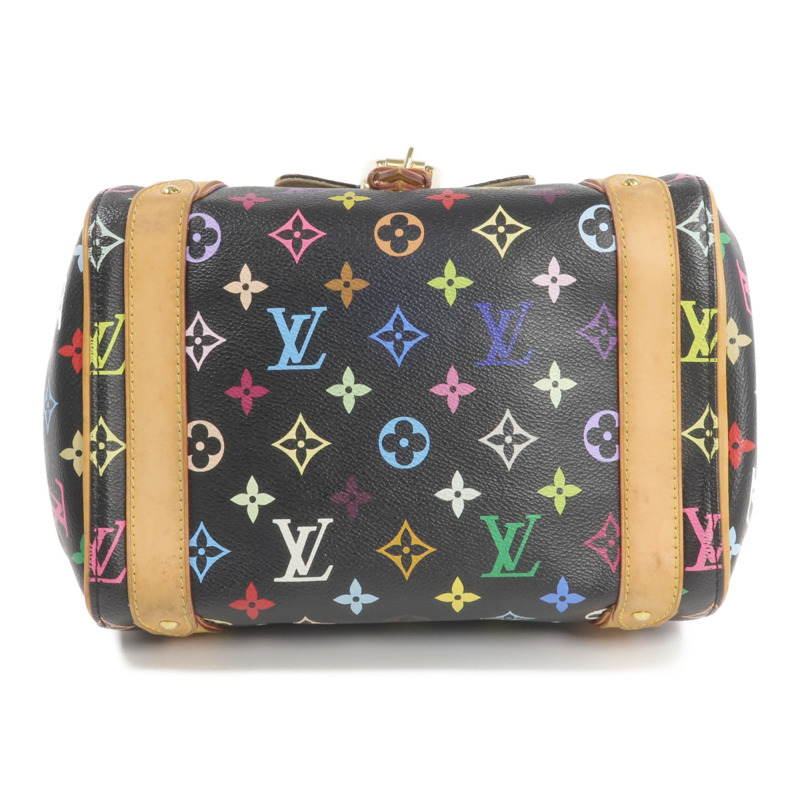 LOUIS VUITTON Monogram Multicolore Priscilla金扣手挽袋-3