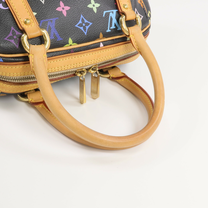 LOUIS VUITTON Monogram Multicolore Priscilla金扣手挽袋-4