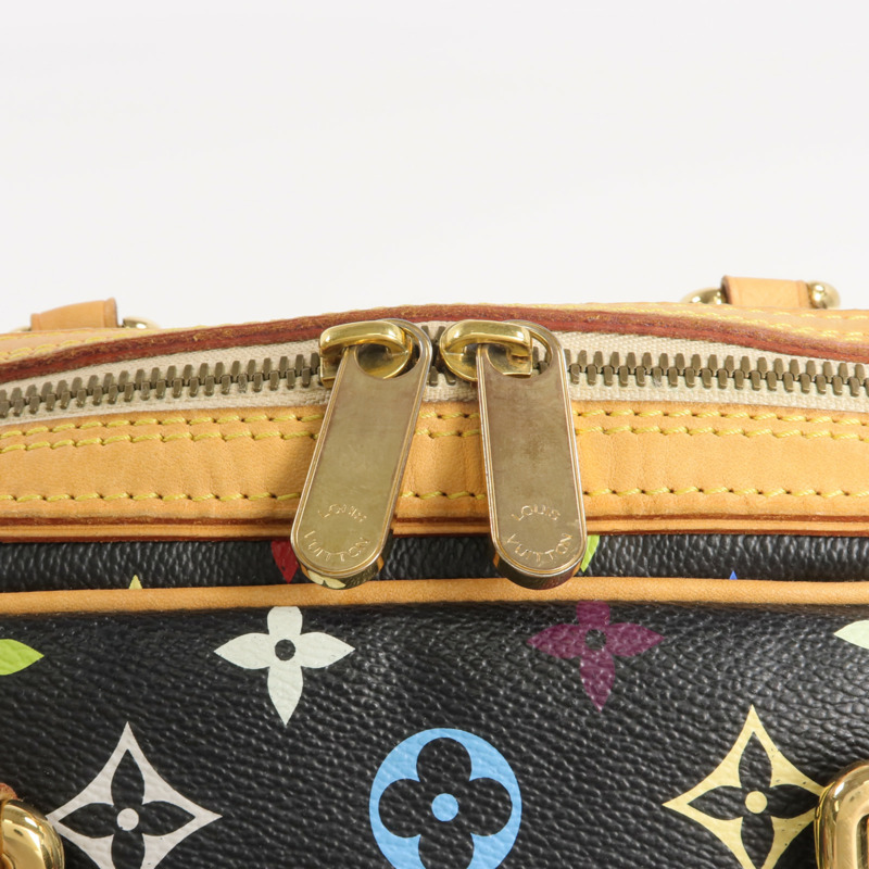 LOUIS VUITTON Monogram Multicolore Priscilla金扣手挽袋-5