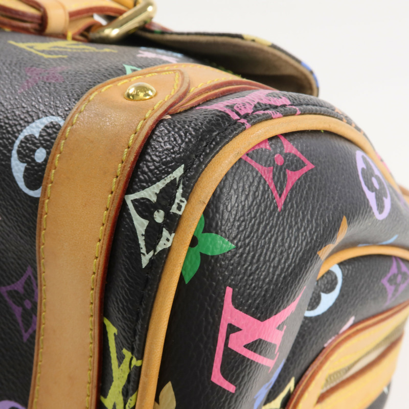 LOUIS VUITTON Monogram Multicolore Priscilla金扣手挽袋-7