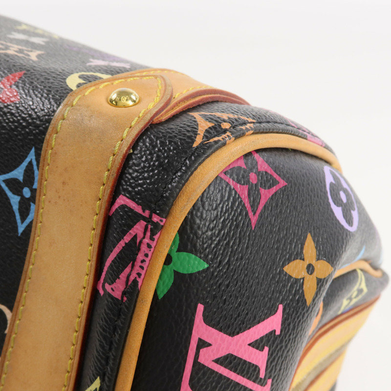 LOUIS VUITTON Monogram Multicolore Priscilla金扣手挽袋-9