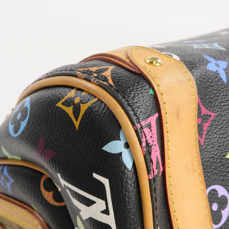 LOUIS VUITTON Monogram Multicolore Priscilla金扣手挽袋-10