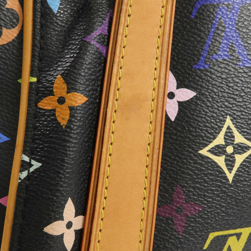 LOUIS VUITTON Monogram Multicolore Priscilla金扣手挽袋-11