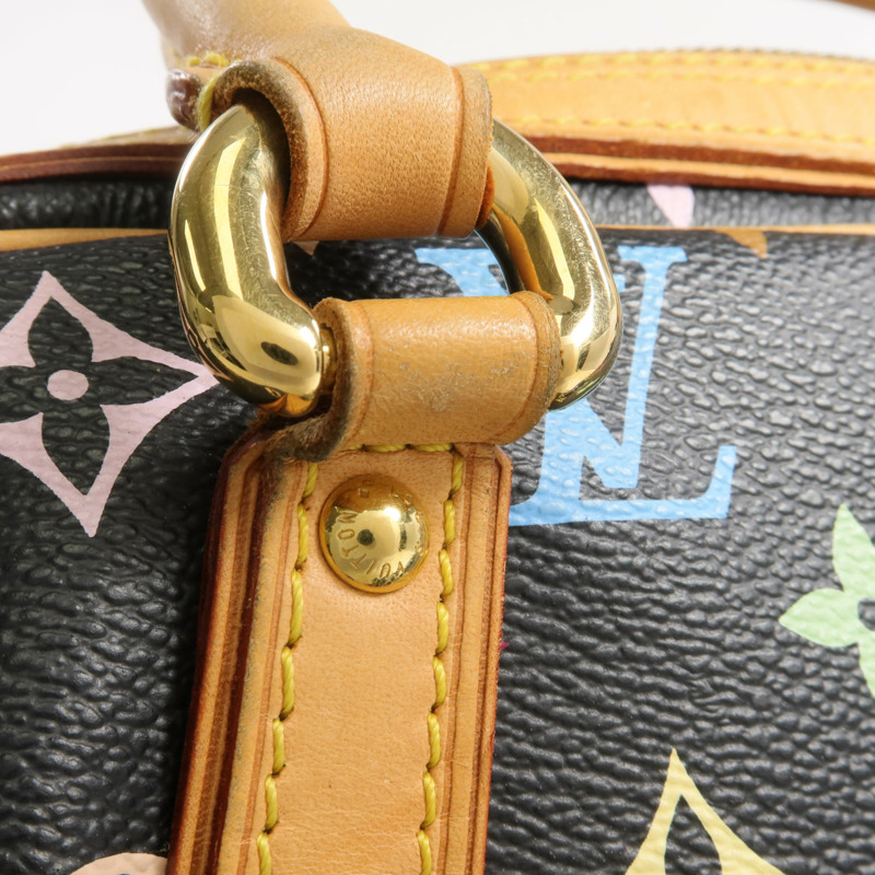 LOUIS VUITTON Monogram Multicolore Priscilla金扣手挽袋-18