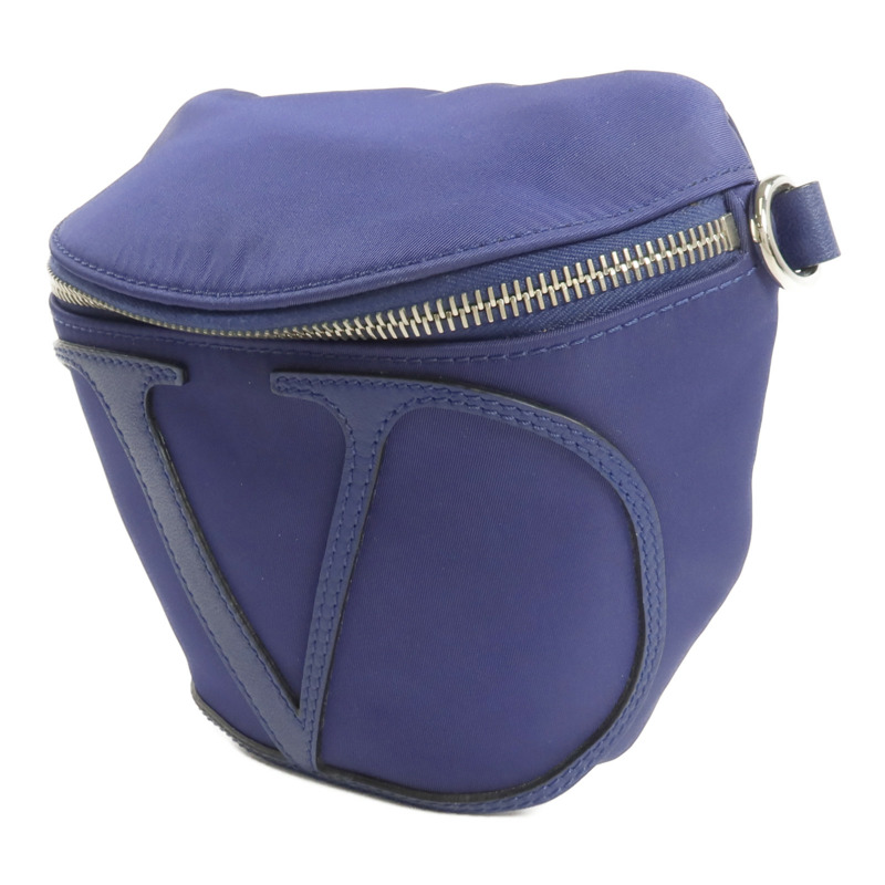 Valentino 尼龍Belt Bag銀扣肩背袋-2