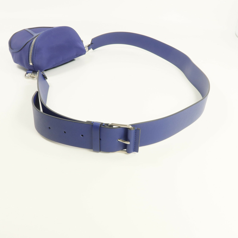 Valentino 尼龍Belt Bag銀扣肩背袋-4