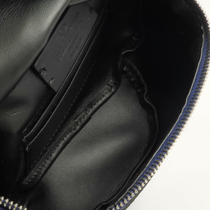 Valentino 尼龍Belt Bag銀扣肩背袋-8