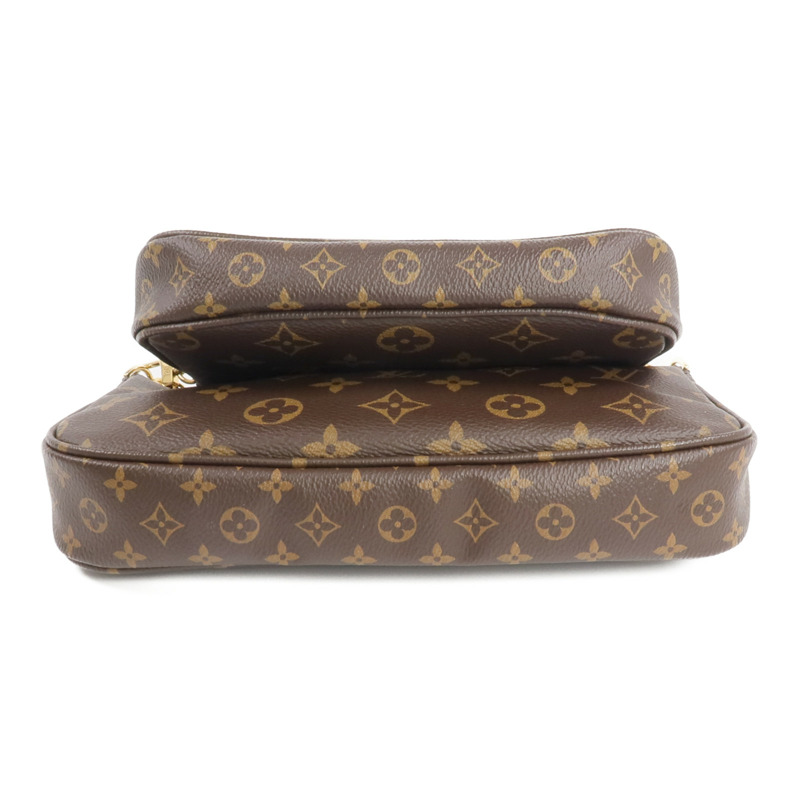 LOUIS VUITTON Monogram Multi Pochette Accessoires金扣肩背袋-3