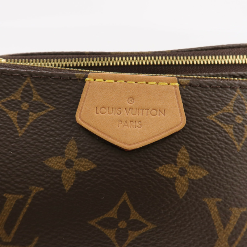 LOUIS VUITTON Monogram Multi Pochette Accessoires金扣肩背袋-6