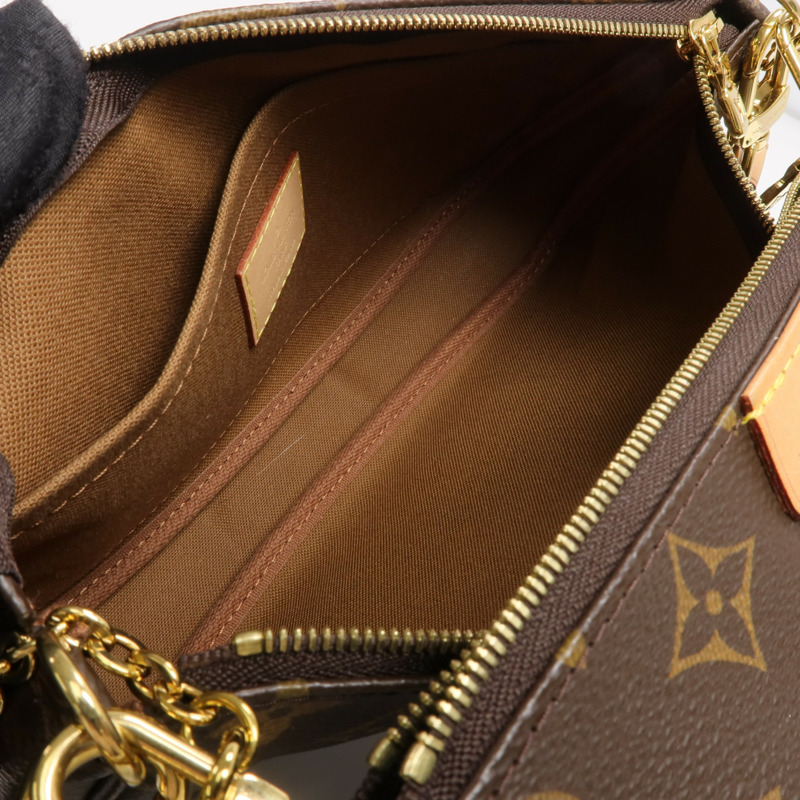 LOUIS VUITTON Monogram Multi Pochette Accessoires金扣肩背袋-7