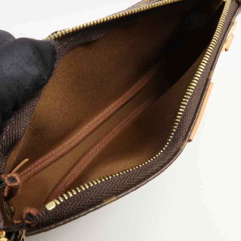 LOUIS VUITTON Monogram Multi Pochette Accessoires金扣肩背袋-8