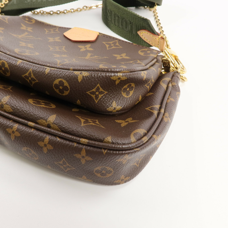 LOUIS VUITTON Monogram Multi Pochette Accessoires金扣肩背袋-11