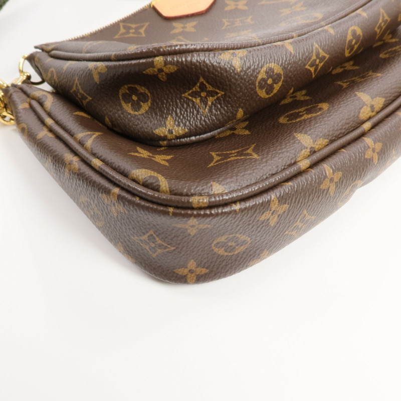 LOUIS VUITTON Monogram Multi Pochette Accessoires金扣肩背袋-12