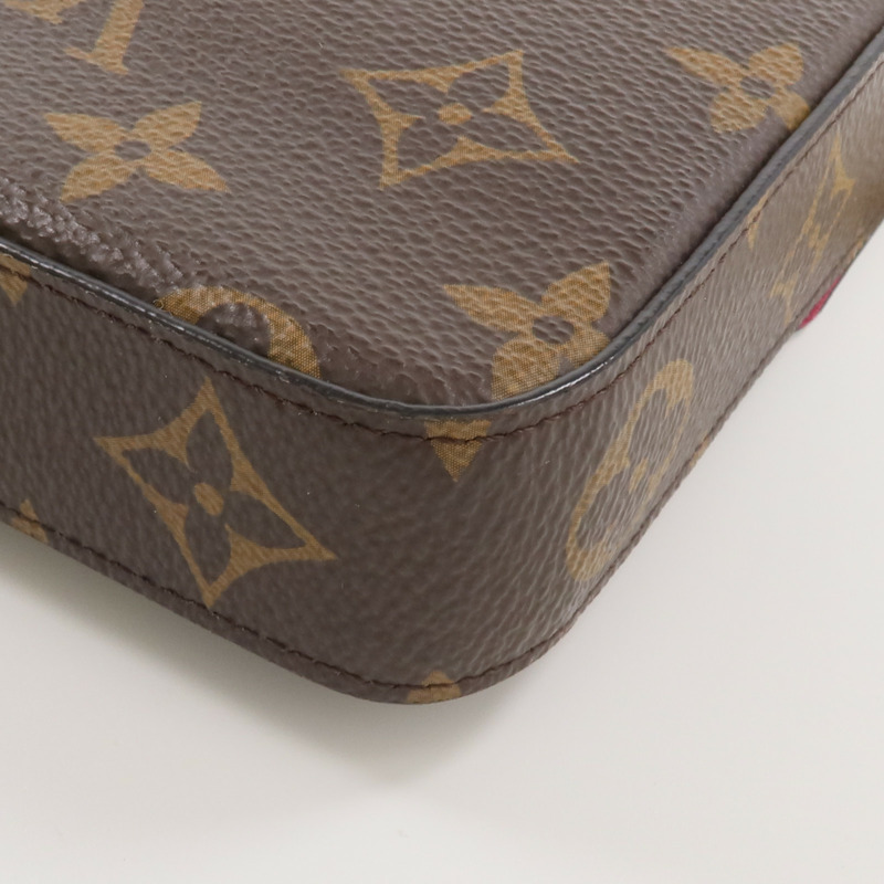 LOUIS VUITTON Monogram Pochette Felicie金扣鏈帶肩背袋-8