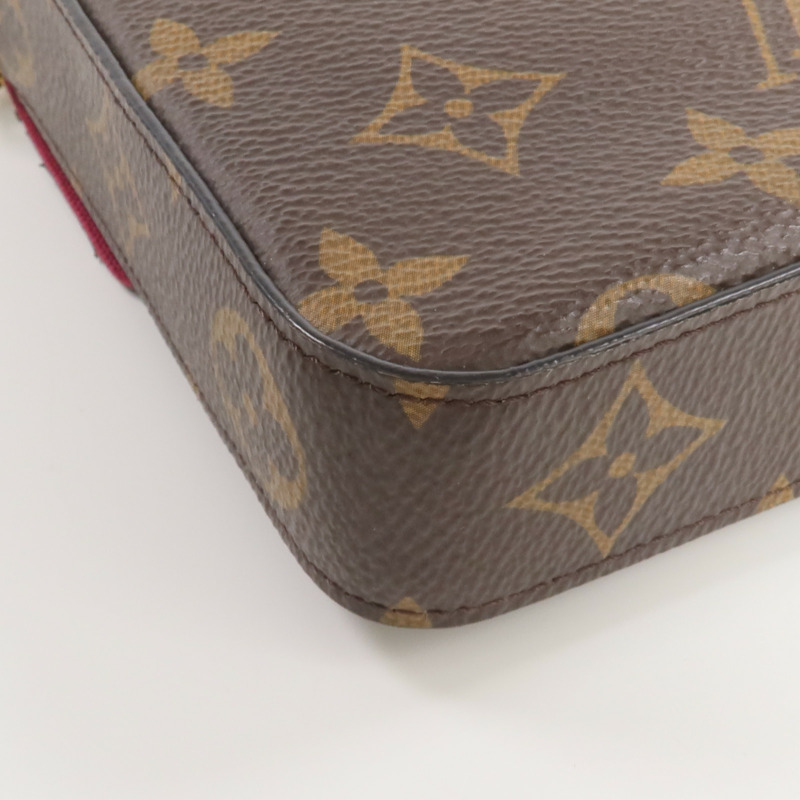 LOUIS VUITTON Monogram Pochette Felicie金扣鏈帶肩背袋-9