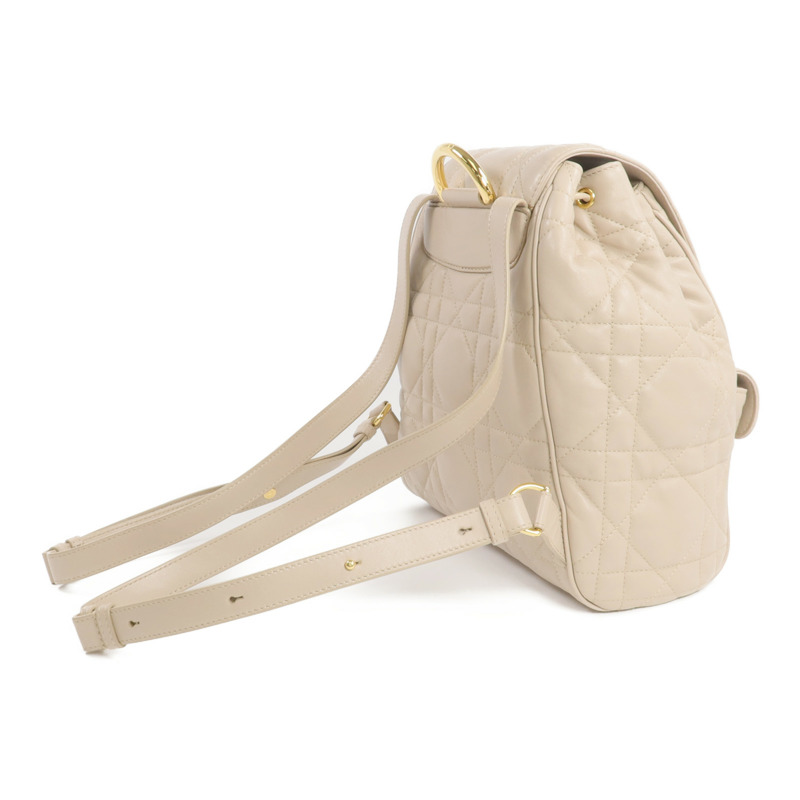 Dior 羊皮皮革Caro Backpack金扣背包-3
