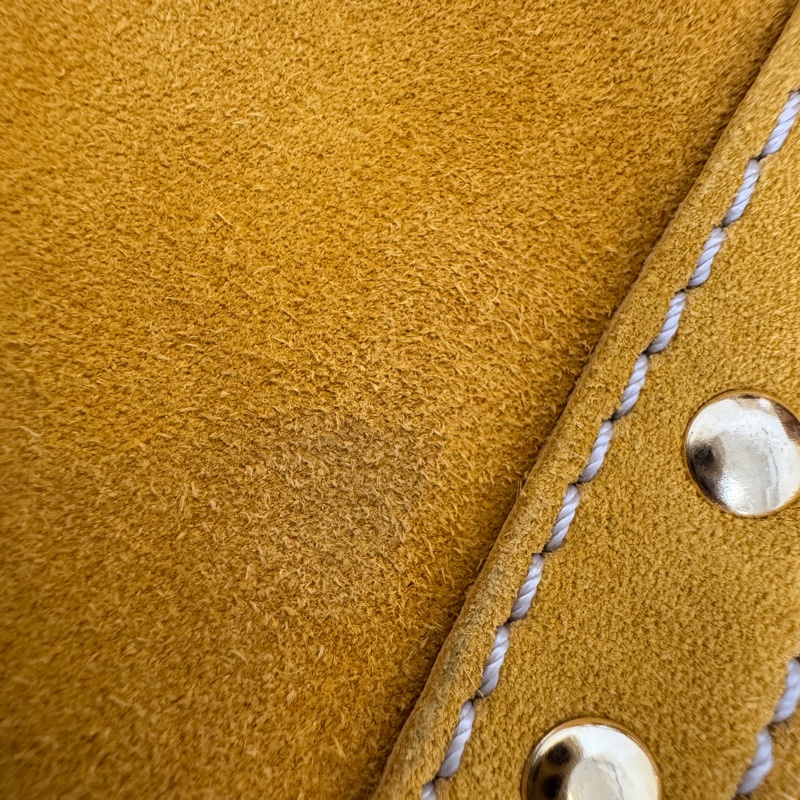 Loewe 黃色絨面革 (Suede) 手提包-12