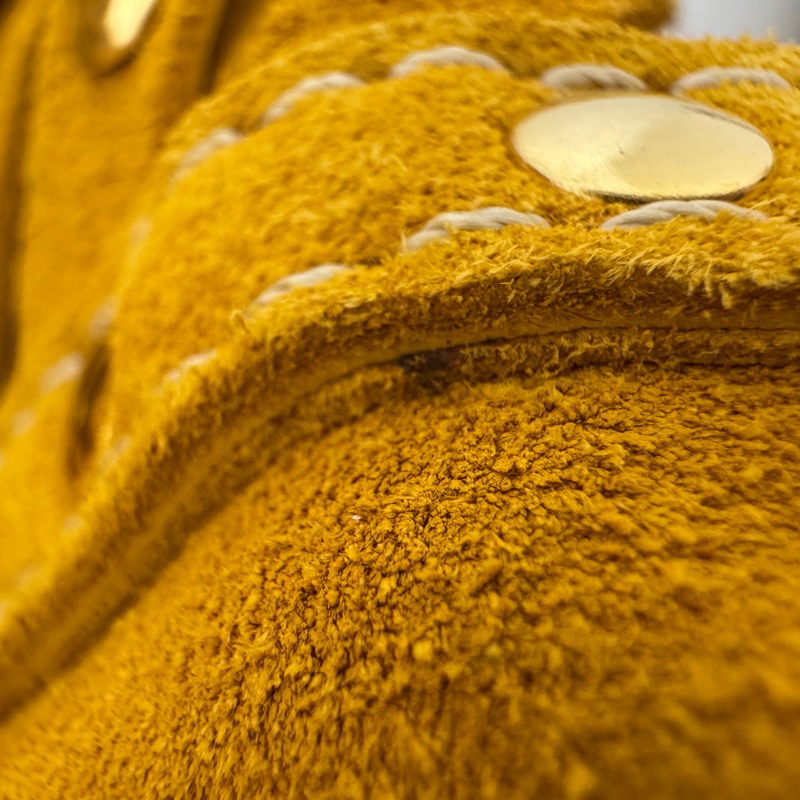 Loewe 黃色絨面革 (Suede) 手提包-20