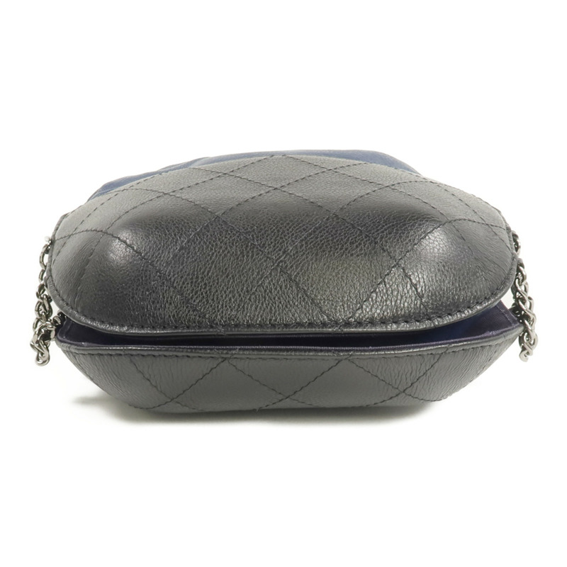 CHANEL 牛皮皮革Chain Shoulder鏈帶肩背袋-3