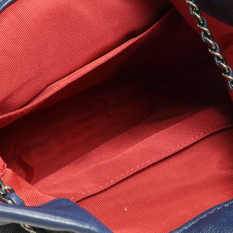 CHANEL 牛皮皮革Chain Shoulder鏈帶肩背袋-11