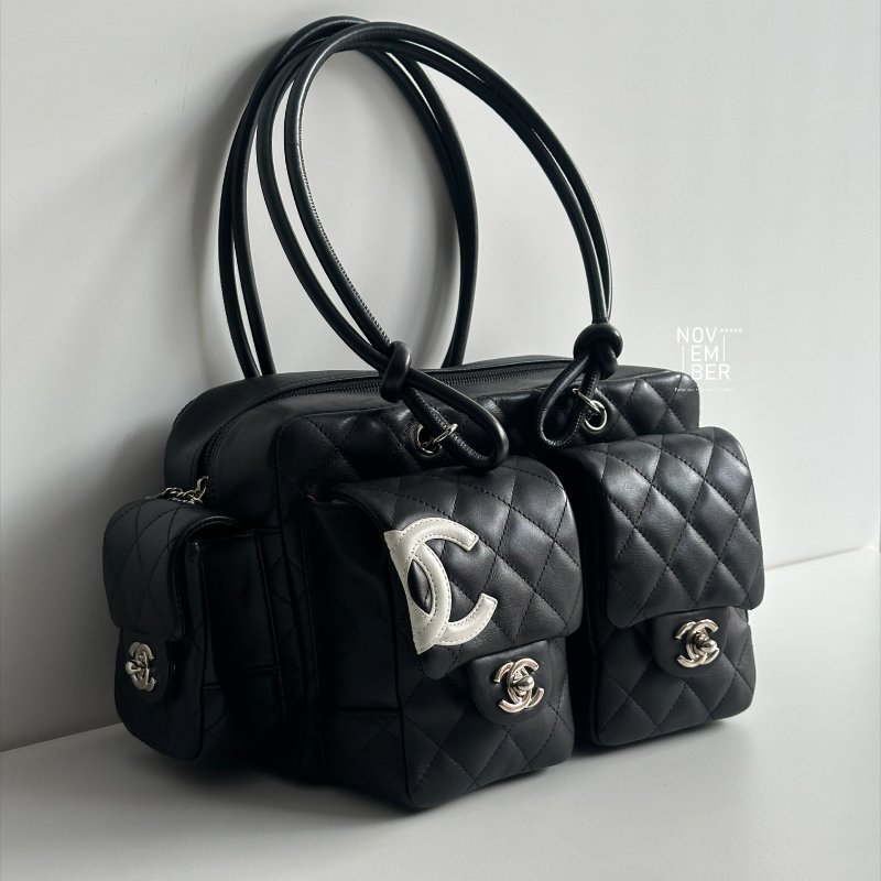 98新✨ 保卡款 Chanel 香奈兒 康朋熊貓機車包-1