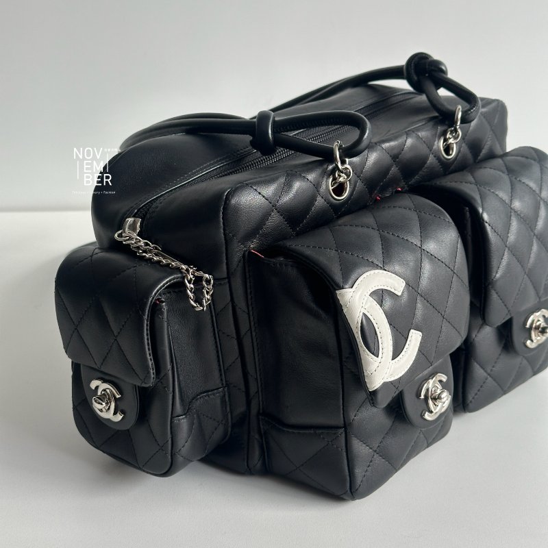 98新✨ 保卡款 Chanel 香奈兒 康朋熊貓機車包-3