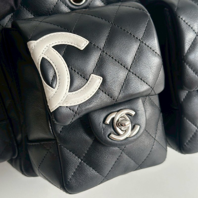 98新✨ 保卡款 Chanel 香奈兒 康朋熊貓機車包-12