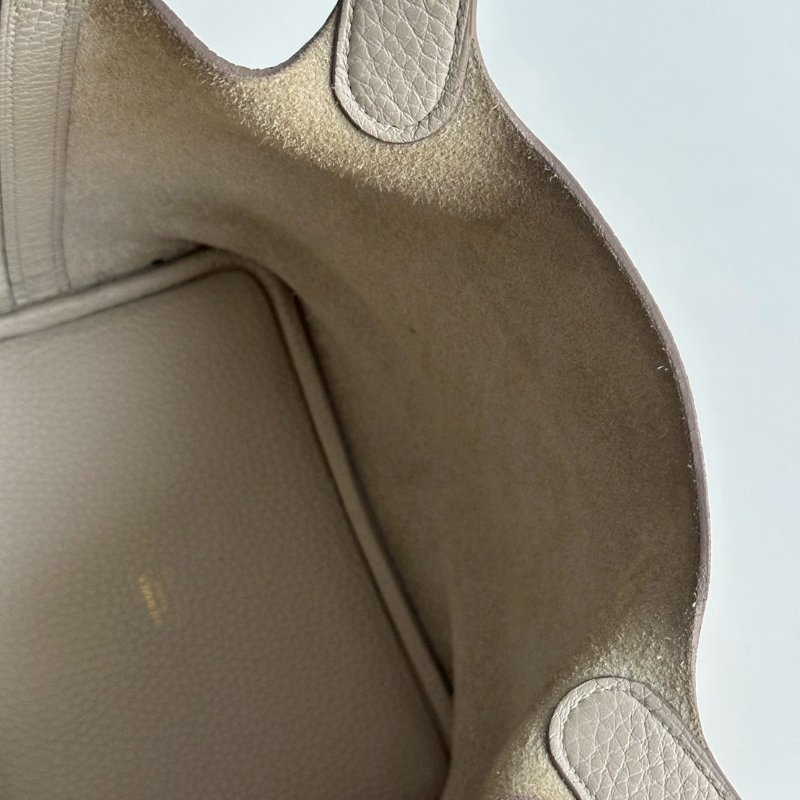 95新🤍 全配有購證🙌🏻 Hermès 愛馬仕 Picotin18 冰川白金釦-11